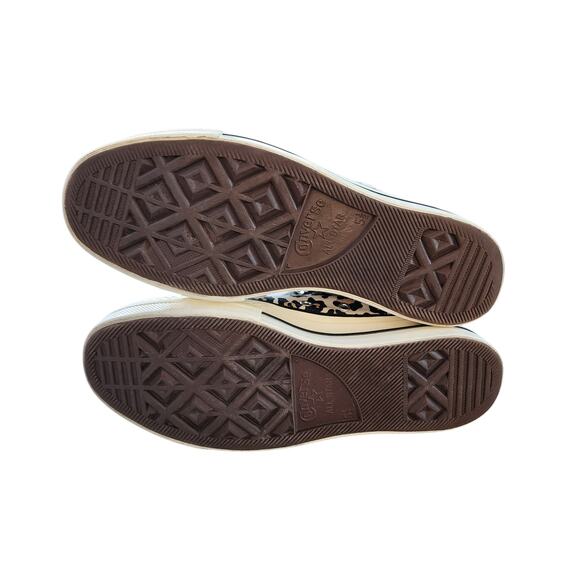 Converse Chuck Taylor All Star Leopard Print Canvas Platform Hi-Top Sneakers - Picture 7 of 11